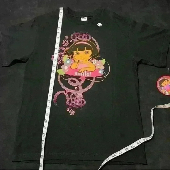 NWT VTG Dora The Explorer Nickelodeon Nick Jr Jeff Hamilton Smile T-Shirt Small - Picture 6 of 10